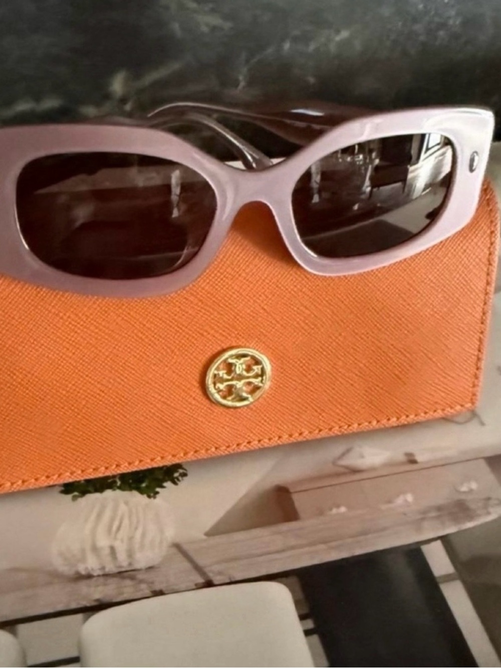 Tory Burch Mauve Dusty Rose Sunglasses – New Without Tags